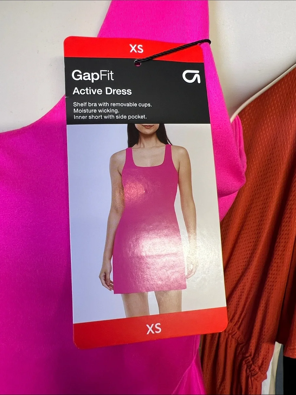 GAP Bright Pink Mini Tank Dress